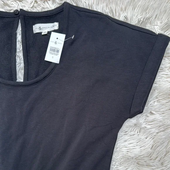 🎉HP🎉 Lou & Grey Scoop Neck Romper 💗 Black - Picture 6 of 15